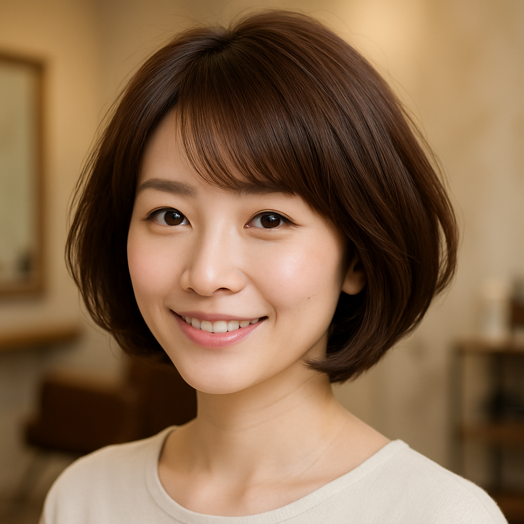 ぺたんこ回避!ボブに合う“ふんわり縮毛矯正”の秘訣の画像
